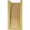 Ekena Millwork 7"W x 7"D x 14"H Wide Concord Rough Cedar Woodgrain TimberThane Corbel, Primed Tan CORUR07X07X14CONRCPR - alternate 4